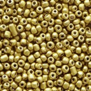 Seed beads 11/0 (2mm) Metallic antique gold